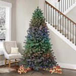 7′-9′ Adjustable Grow & Stow Pre-Lit LED Artificial Christmas Tree