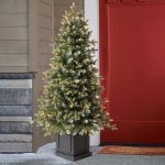 Holiday Cone Trees w/Multicolor LED Lights, 3-piece